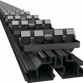 Rail pr24 pour lames de terrasse 120 mm - long. 1984 mm - grad