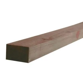 Liteau sapin/épicéa 45x27mm calibré long. 5,40m traité classe 3 marron