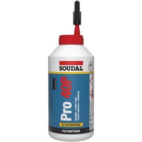 Colle à bois polyuréthane pro 40p 750g - 108766 - soudal