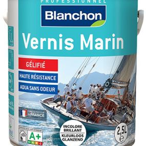 Vernis marin incolore brillant haute résistance 2,5l - blanchon