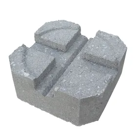 Plot béton stabilisateur 240x240x100 mm pour pose terrasse alkern