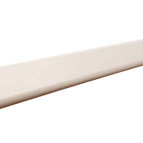 Corniere d'angle blanc 3000x55x55 mm - sapin traité classe 3