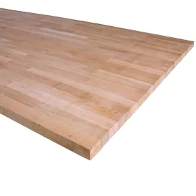 Panneau lamellé-collé chêne abouté 450x110 cm Ép. 44 mm - qualité a/b