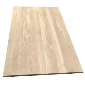 Panneau lamellé collé chêne a/b lames entières 140x122 cm Ép. 42 mm 