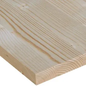 Panneau lamellé collé Épicéa a/b lames entières 250x123 cm Ép. 21 mm 