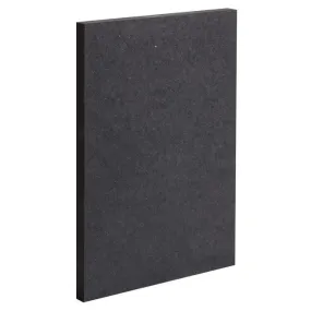 Panneau fibracolour noir 30 mm mdf teinté dans la masse 285x210 cm