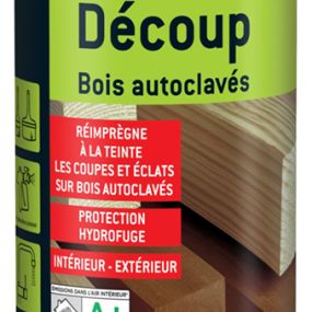 Trait'decoup spécial bois autoclavés marron - 1 litre - blanchon