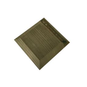 Chapeau couvre poteau bois 9x9 cm traité classe 4