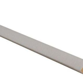 Quart de rond en mdf prépeint blanc 18x18 mm - long. 2,44 m