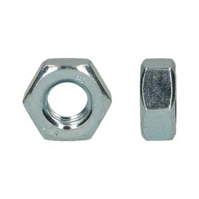 Écrou hexagonal 6 pans cl8 din 934 zingué - Ø 10 mm - boîte de 35 pcs