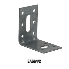 Equerre d'assemblage ea664/2- 40x60x60x2mm - simpson strong tie