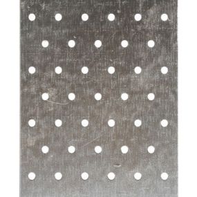 Plaque perforée np20 80x200 mm Épaisseur 2 mm - simpson