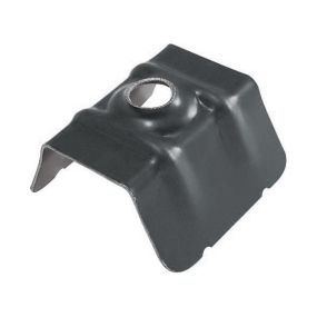 Cavalier galvanisé gris ral 7016 pour fixation bacacier - sachet de 100 pces