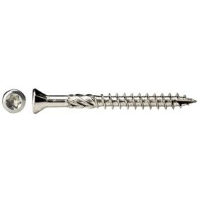 Vis terrasse petite tête fraisée a2 inox Ø5x60 mm + embout tx25 - bte 400 vis