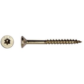 Vis inox a4 Ø 5x60 mm tête fraisée filetage partiel tx25 - boîte de 200