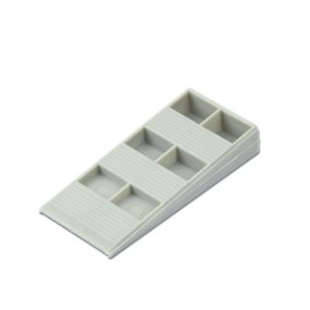 Cales crantées 15 mm pour terrasse et plancher hapax - 6 pcs