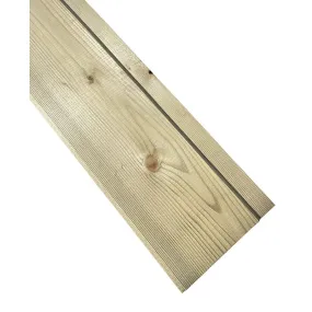 Bardage sapin réversible 2700x145x22 mm traité classe 3 vert