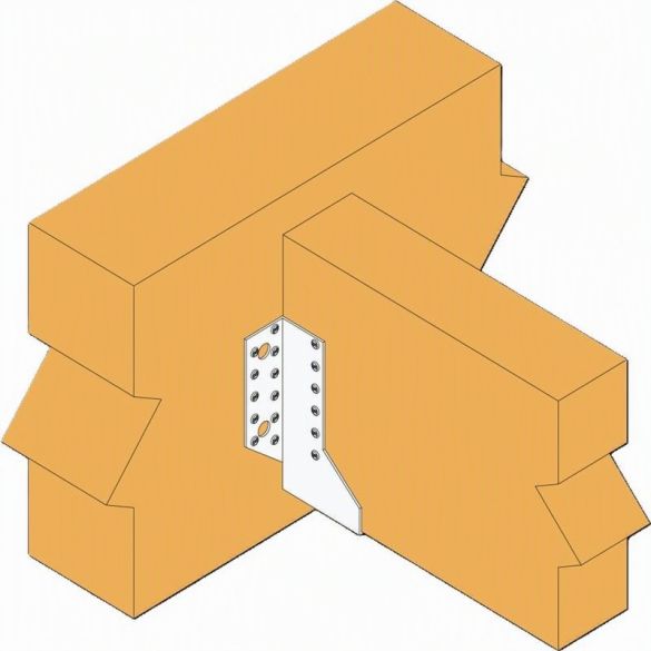 Sabot ailes extérieures 80x130 mm - Ép. 2 mm - SAEL340/80/2 | SIMPSON