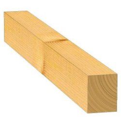 Chevron en pin brut traité Classe 2 - 100x80 mm - Long. 4,50 m