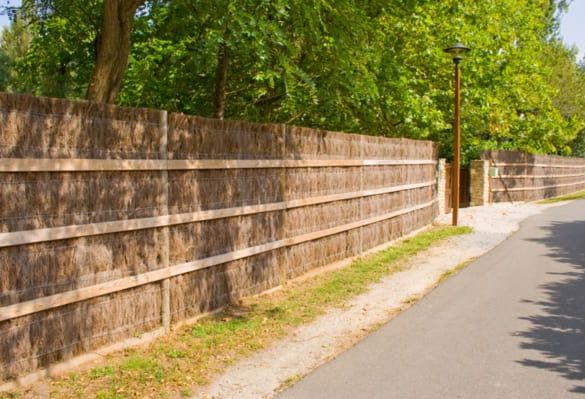Panneau de brande de bruyère 15 kg/m²  - Hauteur 2,00 m - Longueur 1,00 m