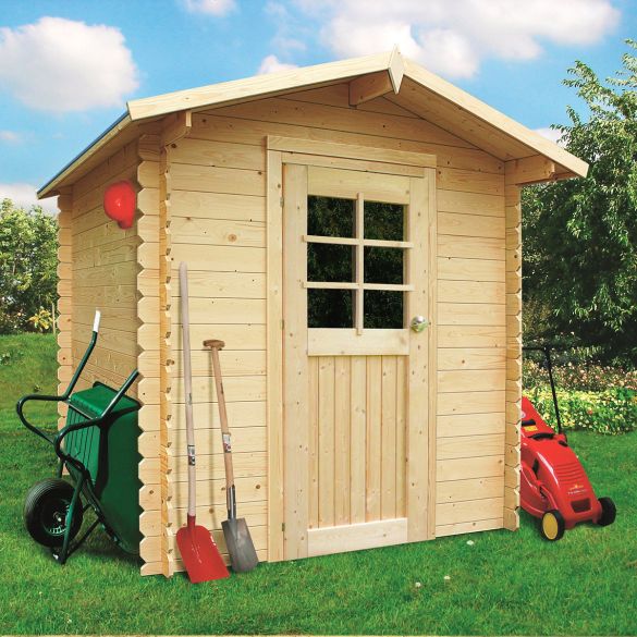 Abri de jardin en bois 19 mm ESSEN  - 198x198 cm - 3,92 m² - S8601 SOLID