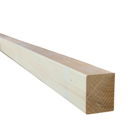 Bois de charpente sapin séché et raboté - 100x80 mm - Long. 4,00 m - Classe 2