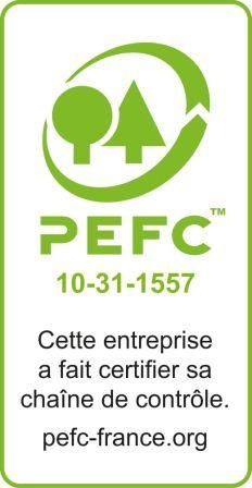 Paire de poteaux de clôture persienne - L. 2,40 m - 90x45 mm - en pin Classe 4