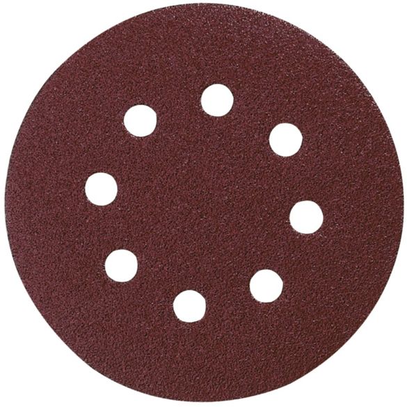 10 Disques abrasifs grain 40 - Ø 125 mm - 8 trous (bois/métal) | Makita P-43533