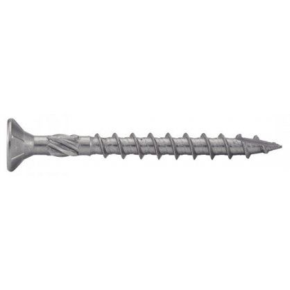 Vis inox A4 pour bois tendres Tête anti-fendage Ø 5x50 mm - Boîte de 400