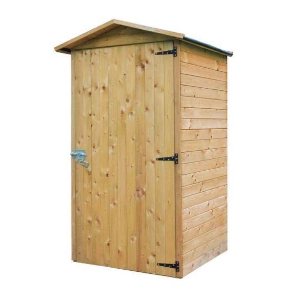 Abri de rangement S879-1LD  en épicéa traité autoclave 90x96x185 cm SOLID