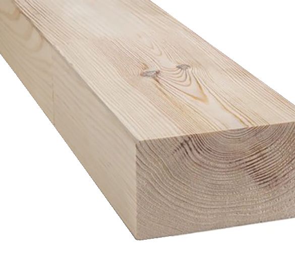 Charpente sapin/épicéa séché et raboté - 240x100 mm - Long. 3,00 m - Classe 2