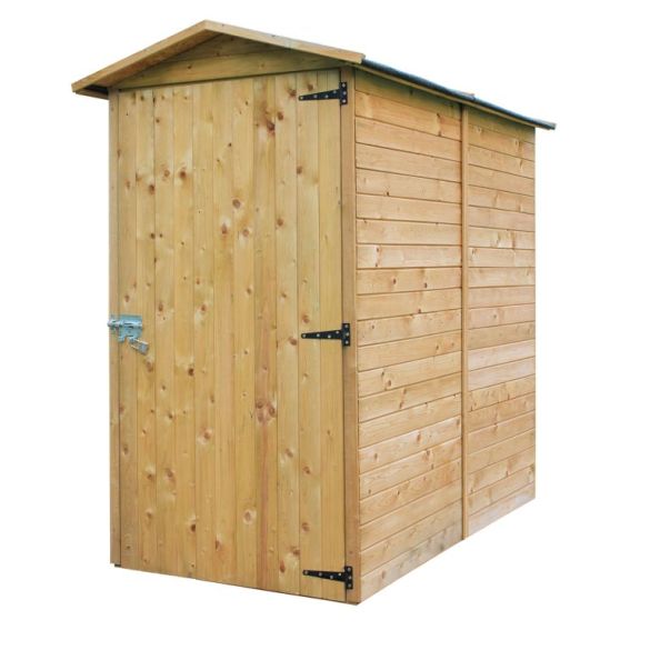 Armoire de rangement 12 mm S858-1LD traitée autoclave 90x183x183 cm  SOLID