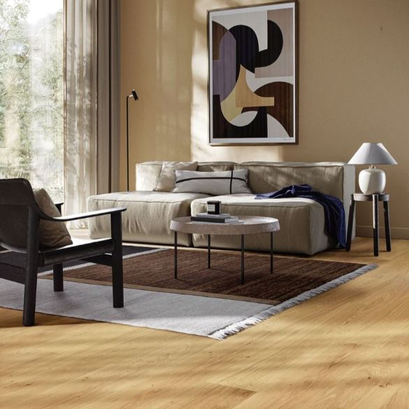Sol bois naturel BerryAlloc PARQWOOD XL Chêne Naturel - 1190x185x10 mm - 61001388
