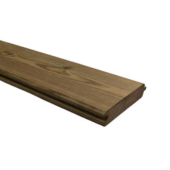 Planche de clôture NIVA en pin du nord Long 2,00 m - 130x25 mm - Cl.4 marron