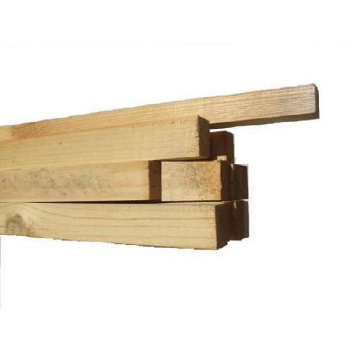 Liteau en pin brut 60x40 mm L. 2,40 m traité Classe 2