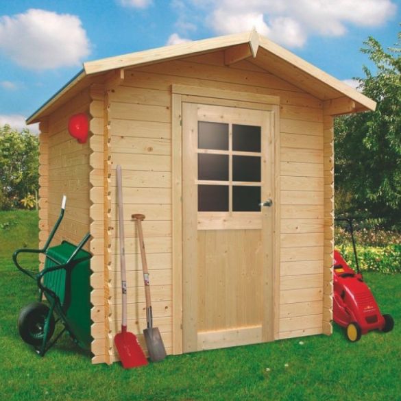 Abri jardin bois 19 mm ESSEN 198x198 cm - 3,92 m² 