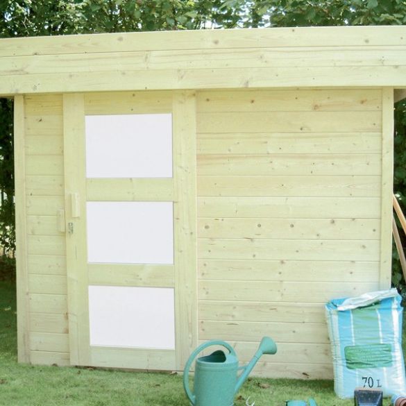 Abri en bois 28mm BERGEN 240x201 cm - 4,84 m²
