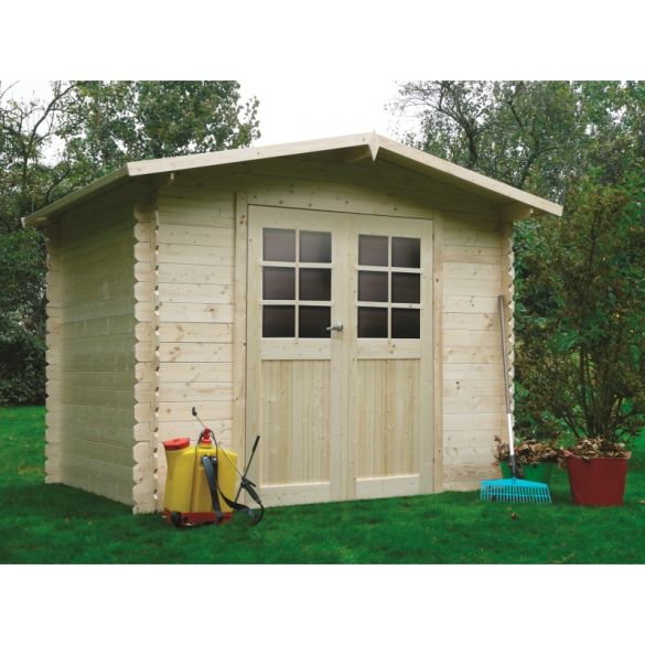 Abri bois 19 mm dresden 248 x 198 cm - 4,91 m²