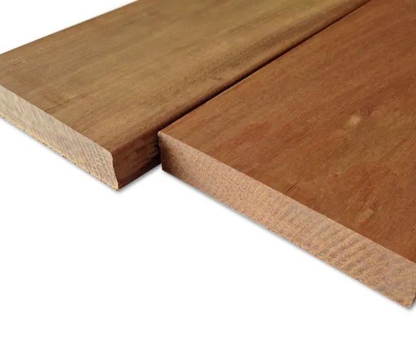 Lame de terrasse bois exotique IPÉ large - 185x20 mm - Long. 2,15 m