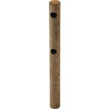Rondin bois 2 perçages borgne 14x150 cm pour clôture ranch