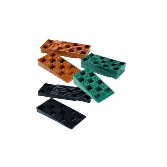 60 Cales crantées 10/20/30mm Wedgepad pour lambourdes terrasse