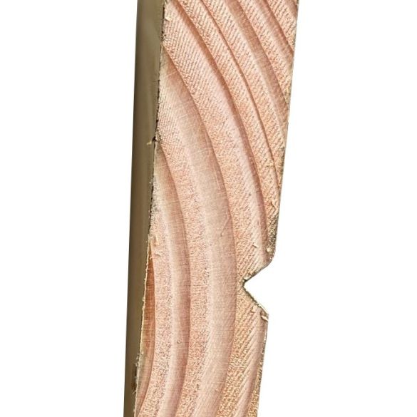 Lame clôture Scala Classe 3 vert - 1 face Faux claire-voie - L. 1,95 m - 150x25 mm