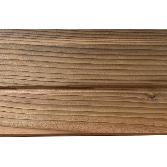 Lame clôture Scala Cl.3 marron - 1 face Faux claire-voie - L. 1,95 m - 150x25 mm
