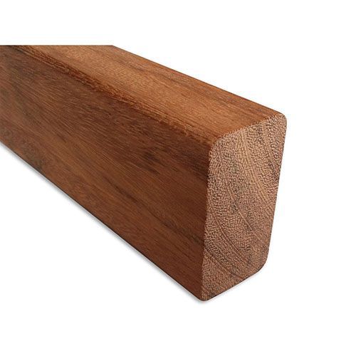 Lambourde bois exotique 65x42 mm pour terrasse - Long. 3,65 m
