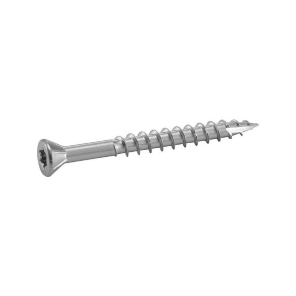 Vis terrasse petite tête fraisée A2 inox Ø4X40 mm + Embout Tx15 - Bte 200 vis
