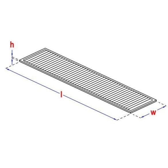 100 Cales plates Ép. 2 mm pour lambourdes - HAPAX