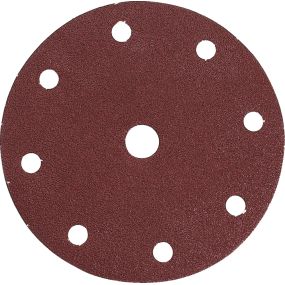 Disque abrasif 150 mm Makita grain 100 velcro 8+1 trous resultat propre bois metal