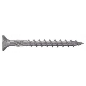 Vis inox A4 pour bois tendres Tête anti-fendage Ø 5x60 mm - Boîte de 400
