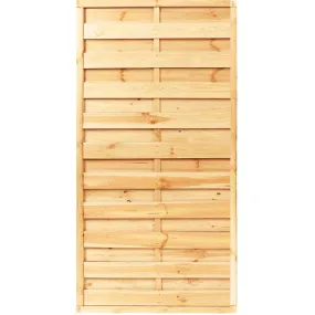 Claustra bois vertical à lames alternées 90x180 cm en pin traité Classe 4 - DEBARGE