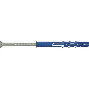 25 Chevilles à frapper 10x140 mm pour matériaux creux - Nylon tête fraisée - RAWL